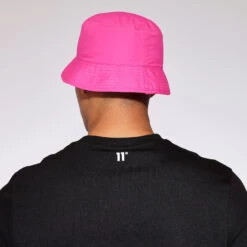 11 Degrees Nylon Bucket Hat - Neon Pink Glo -11 Degrees Store 14511540 1115062076234571