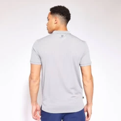 11 Degrees Taped Zip Polo - Golf Grey / True Navy -11 Degrees Store 14511550 9085083570473237