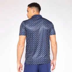 11 Degrees Eleven Degrees Print Polo - True Navy / Golf Grey 7 11 Degrees Eleven Degrees Print Polo - True Navy / Golf Grey -11 Degrees Store 14511556 2145083571584155