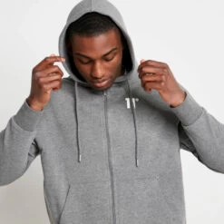 11 Degrees Core Full Zip Hoodie - Charcoal Marl -11 Degrees Store 14874762 1635083844646963