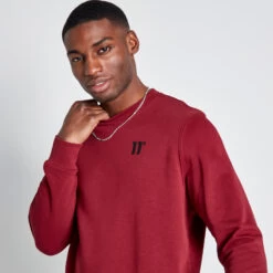 11 Degrees Core Sweatshirt - Pomegranate -11 Degrees Store 14874792 2165073471173352