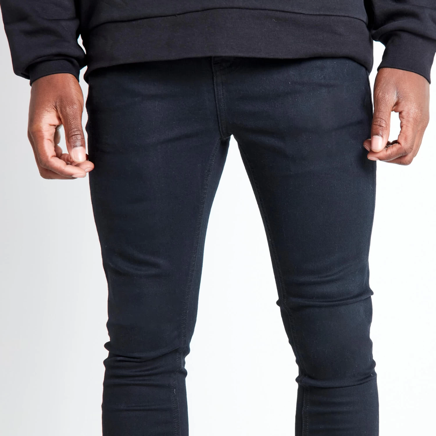11 Degrees Sustainable Skinny Jeans - Jet Black 5 11 Degrees Sustainable Skinny Jeans - Jet Black - Image 5