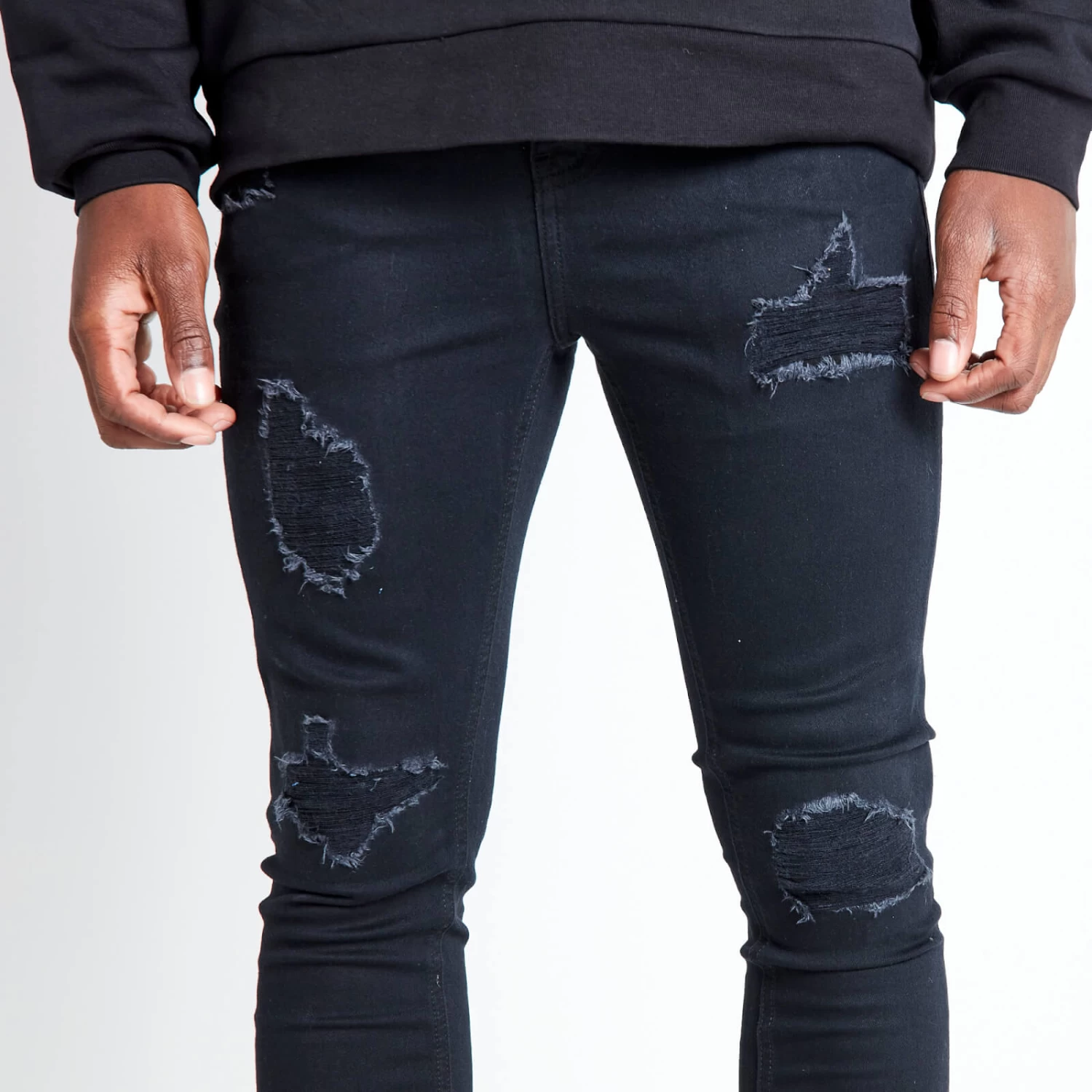 Sustainable Distressed Skinny Jean 5 Sustainable Distressed Skinny Jean - Image 5