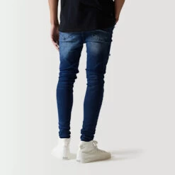 11 Degrees Sustainable Distressed Skinny Jeans - Blue Black OD 9 11 Degrees Sustainable Distressed Skinny Jeans - Blue Black OD -11 Degrees Store 14874867 1475089205963487