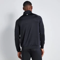 11 Degrees Embossed Print Track Top - Black -11 Degrees Store 14874990 1245073471383685