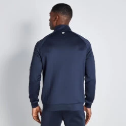 11 Degrees Embossed Print Track Top - Navy -11 Degrees Store 14874997 1865073471736719