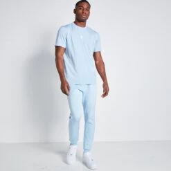 11 Degrees Embossed Print T-Shirt - Arctic Blue 8 11 Degrees Embossed Print T-Shirt - Arctic Blue -11 Degrees Store 14875019 2065083845435585