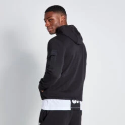 11 Degrees Woven Pocket Hoodie - Black 7 11 Degrees Woven Pocket Hoodie - Black -11 Degrees Store 14875080 1445083847001282