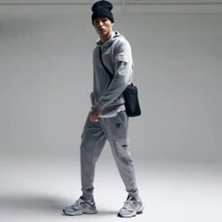 11 Degrees Woven Pocket Joggers - Vapour Grey -11 Degrees Store 14875134 1485087945816256