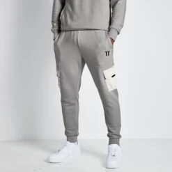 11 Degrees Woven Pocket Joggers - Vapour Grey