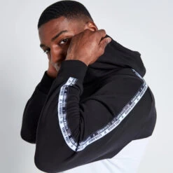 11 Degrees Double Taped Hoodie - Black / White -11 Degrees Store 14875148 1015073476917746
