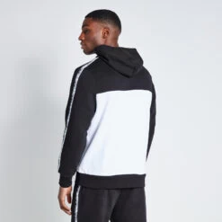 11 Degrees Double Taped Hoodie - Black / White -11 Degrees Store 14875148 1445073476771187