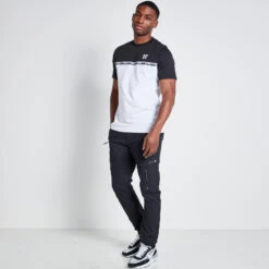 11 Degrees Double Taped T-Shirt - Black / White -11 Degrees Store 14875163 2035073477283740
