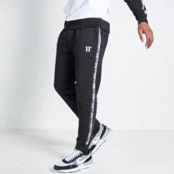 11 Degrees Double Taped Joggers - Black -11 Degrees Store 14875179 6525076552566322