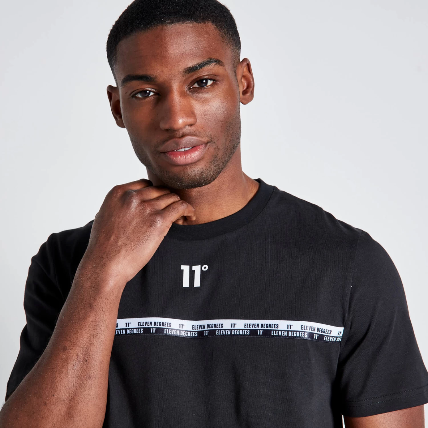 11 Degrees Chest Taped T-Shirt - Black 5 11 Degrees Chest Taped T-Shirt - Black - Image 5