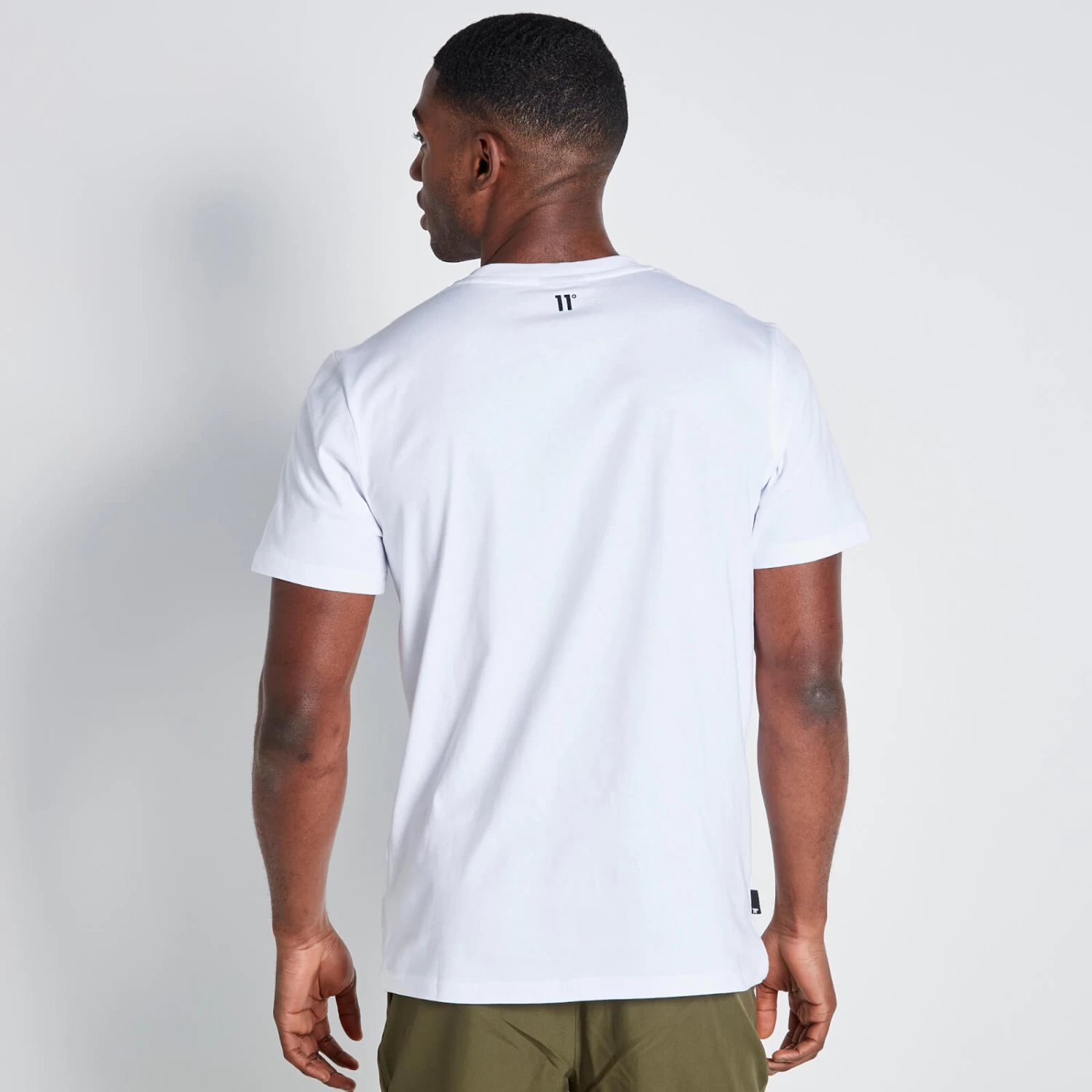 11 Degrees Chest Taped T-Shirt - White 3 11 Degrees Chest Taped T-Shirt - White - Image 3