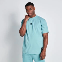 11 Degrees Acid Wash T-Shirt - Acid Wash Green