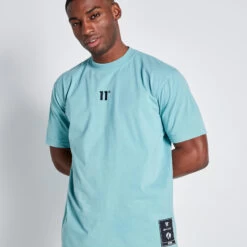 11 Degrees Acid Wash T-Shirt - Acid Wash Green -11 Degrees Store 14875209 2135083848649680