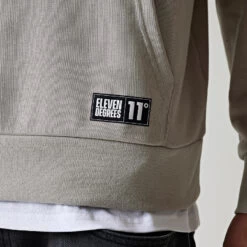11 Degrees Tonal Embroidery Hoodie - Neutral Sage -11 Degrees Store 14875255 1185089206931296