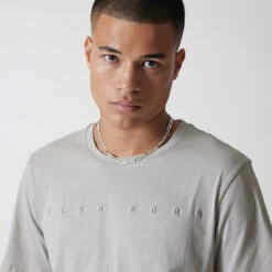 11 Degrees Tonal Embroidery Tee - Neutral Sage -11 Degrees Store 14875270 1855089290780354