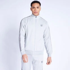 11 Degrees Track Jacket - Titanium Grey / Black