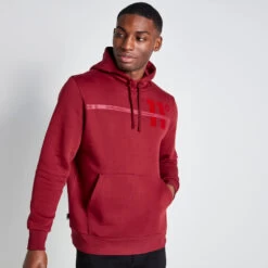 FLOCK PRINT LARGE GRAPHIC HOODIE