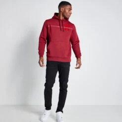 FLOCK PRINT LARGE GRAPHIC HOODIE -11 Degrees Store 14927665 8945092433474556