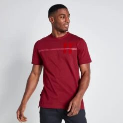 FLOCK PRINT LARGE GRAPHIC T-SHIRT