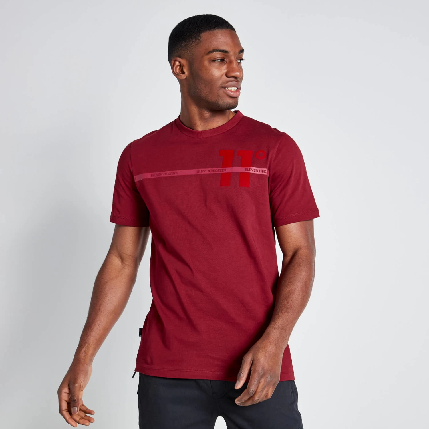 FLOCK PRINT LARGE GRAPHIC T-SHIRT 1 FLOCK PRINT LARGE GRAPHIC T-SHIRT