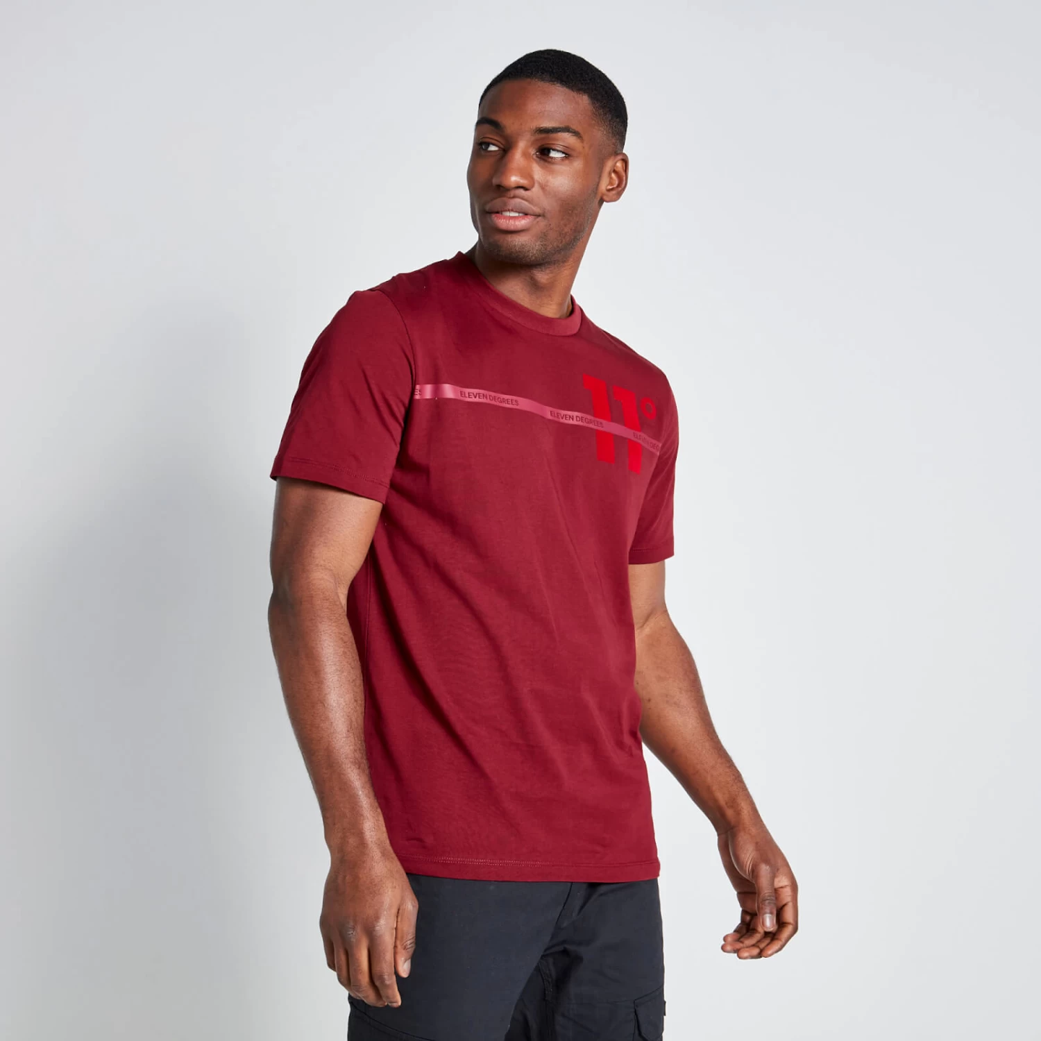 FLOCK PRINT LARGE GRAPHIC T-SHIRT 2 FLOCK PRINT LARGE GRAPHIC T-SHIRT - Image 2