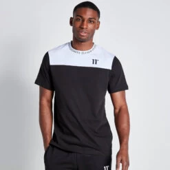 TEXT PRINT BLOCK T-SHIRT