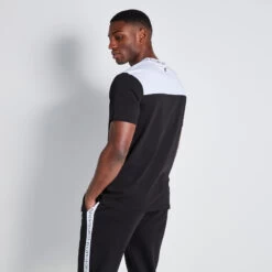 TEXT PRINT BLOCK T-SHIRT -11 Degrees Store 14927724 7895092435587546