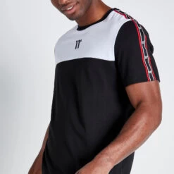 COLOUR BLOCK TAPED PIPING T-SHIRT -11 Degrees Store 14927759 4605090598849747