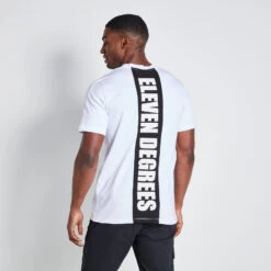 CUT & SEW PRINTED BACK GRAPHIC T-SHIRT