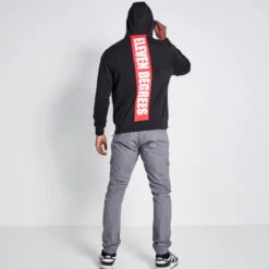 CUT & SEW PRINTED BACK GRAPHIC HOODIE -11 Degrees Store 14927825 2095092438012794