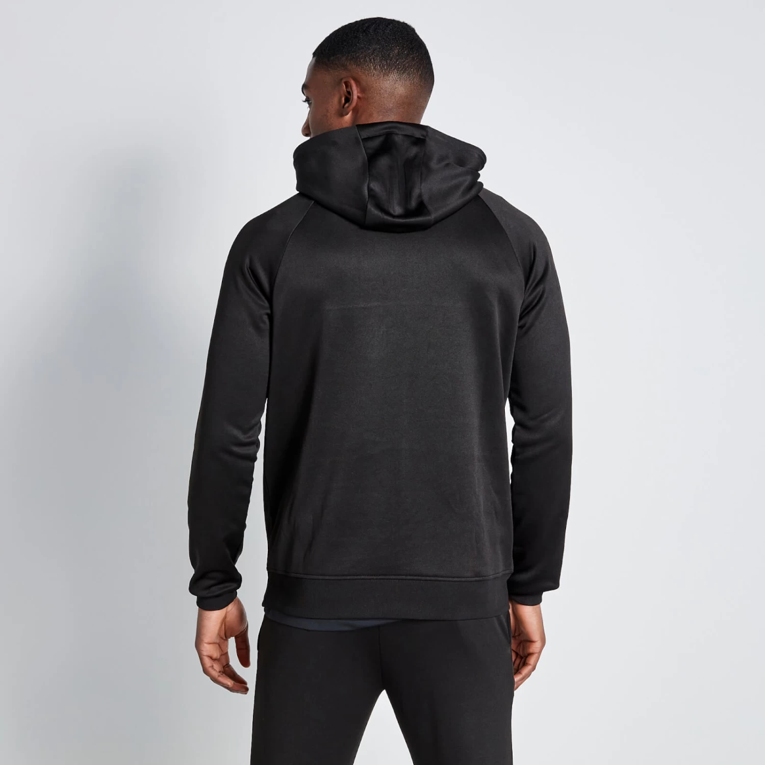 HALF ZIP PRINTED PANEL HOODIE 3 HALF ZIP PRINTED PANEL HOODIE - Image 3