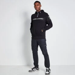 MESH OVERLAY QUARTER ZIP HOODIE -11 Degrees Store 14927880 1315091045218310