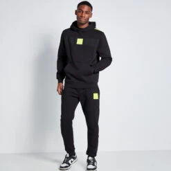 TAPED CUT & SEW PERFORATED LOGO HOODIE -11 Degrees Store 14927908 1835091375266907