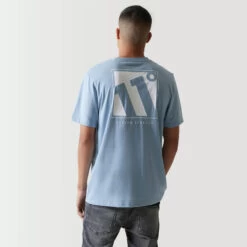 11 Degrees Large Logo Graphic T-Shirt - Sea Ice -11 Degrees Store 14927957 7545091375541521