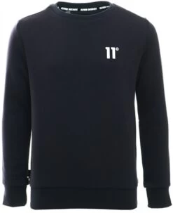 11 Degrees Navy Junior Core Sweatshirt Small Logo