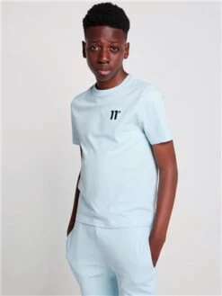 11 Degrees Powder Blue Junior Core T-Shirt -11 Degrees Store 28382 3