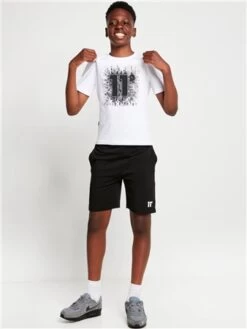 11 Degrees Black Junior Core Sweat Short -11 Degrees Store 28383 2