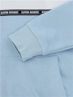 11 Degrees Powder Blue / White / Black Junior Taped Pullover Hoodie -11 Degrees Store 28384 2